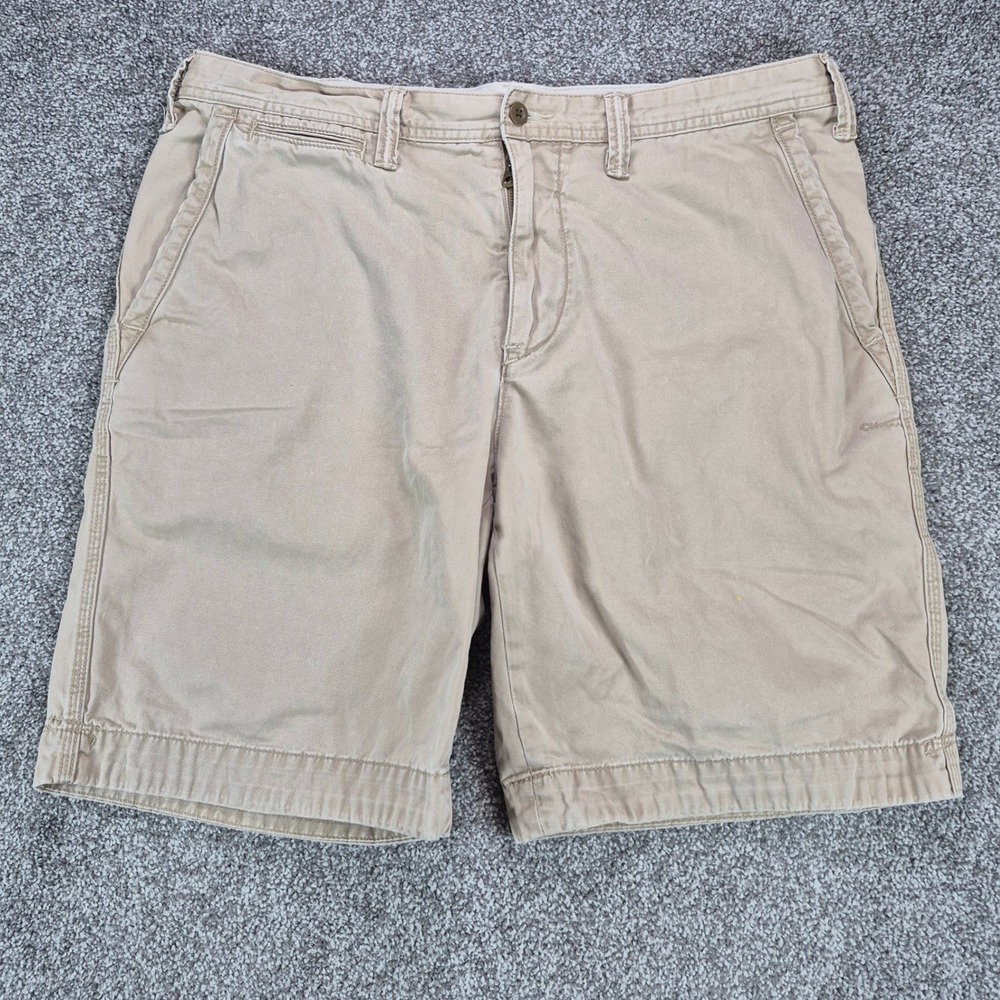 Polo Ralph Lauren‎ Chino Shorts Mens 36 Khaki Relaxed Fit Cotton Twill